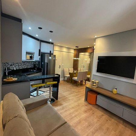 Flat Completo No Gonzaga Santos Uma Quadra Da Praia Экстерьер фото