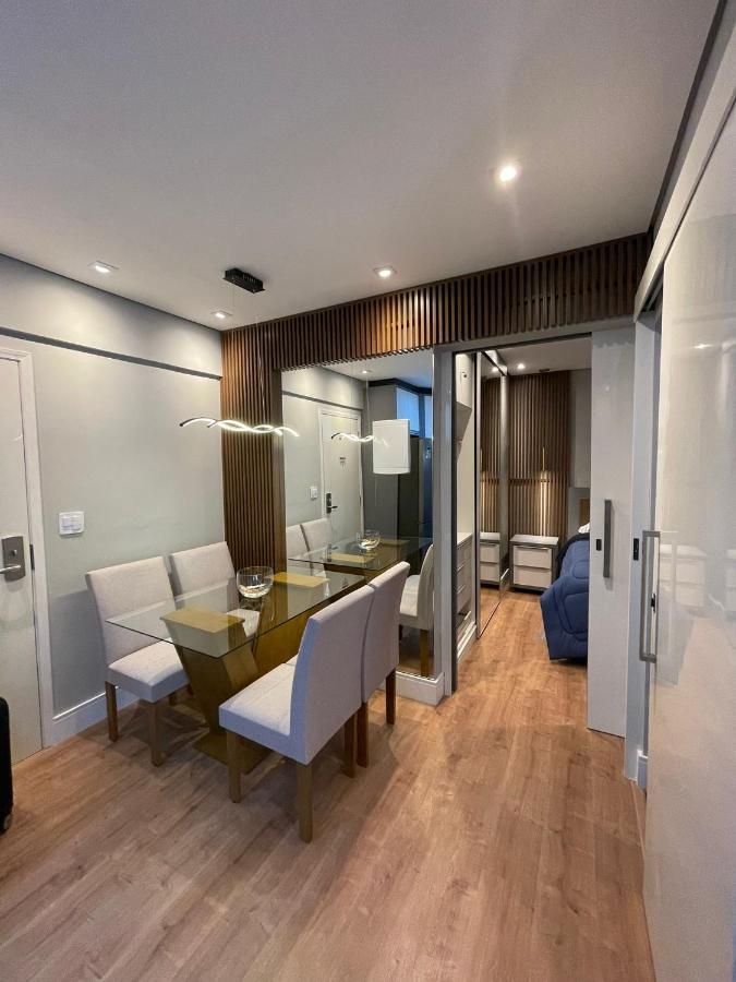 Flat Completo No Gonzaga Santos Uma Quadra Da Praia Экстерьер фото